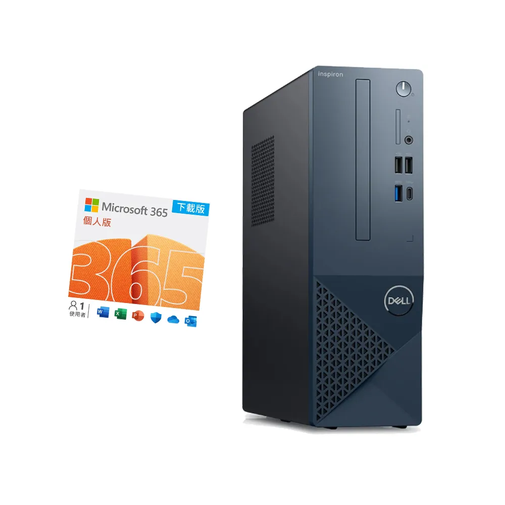 【DELL 戴爾】微軟M365組★i7二十核桌上型電腦(Inspiron 3030S-P1808BTW/i7-14700/16G/1TB SSD/W11P)