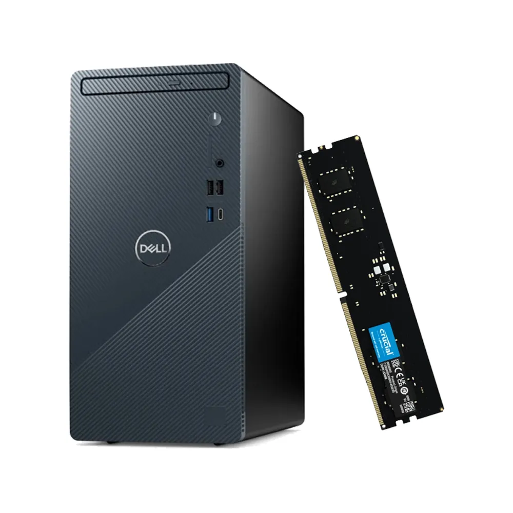 【DELL 戴爾】+8G記憶體組★i5十核心桌上型電腦(Inspiron/3030T-R1508BTWW/i5-14400/8G/512G SSD/W11/460W)