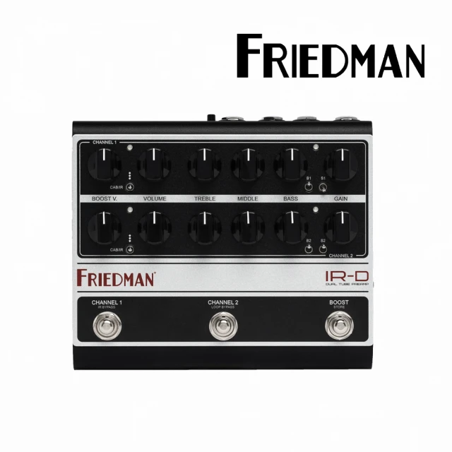 FRIEDMAN IR-D Dual Tube Preamp 前級效果器(原廠公司貨 商品保固有保障)