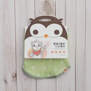 【喜福HiBOU】日本6重紗寶貝圍兜兜/領巾19X38.5cm-3入組(日本六重紗透氣速乾)