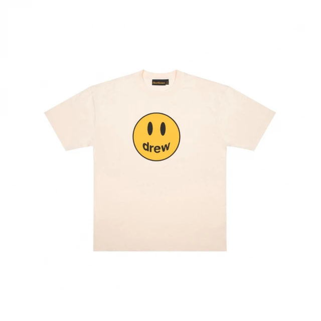 Drew house FW22 mascot ss tee cream 笑臉 奶油白 上衣 DH-HJ2121-MCCM