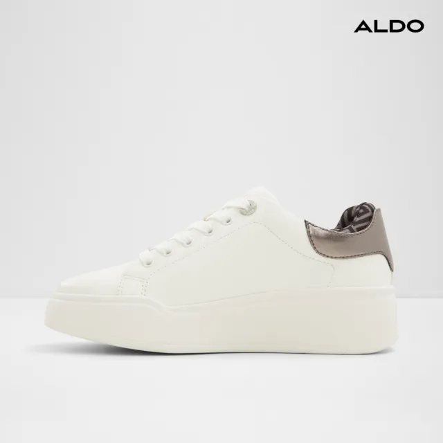 【ALDO】雙11★NINY-流行百搭時髦厚底休閒鞋-女鞋(白配銀銅色)