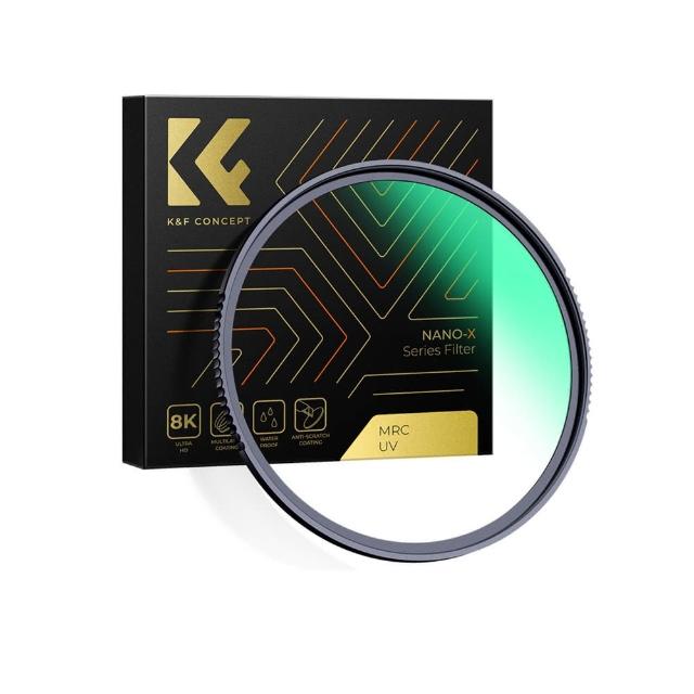 【K&F Concept】Nano-X MC 多層鍍膜 UV濾鏡 40.5mm-49mm(公司貨)