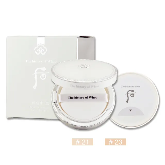 【WHOO 后】拱辰享雪白氣墊粉底 13g x 2（專櫃公司貨）