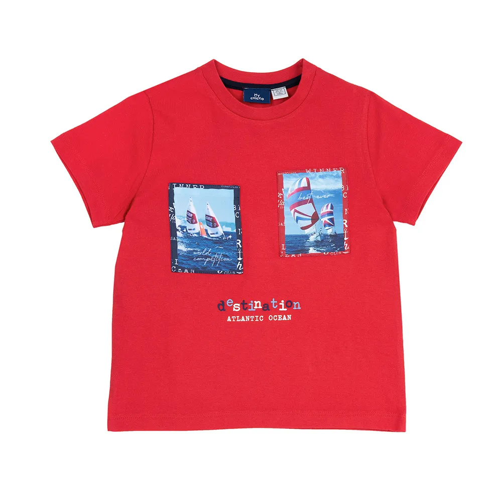 【Chicco】24SS童裝- 帆船之旅-短袖上衣