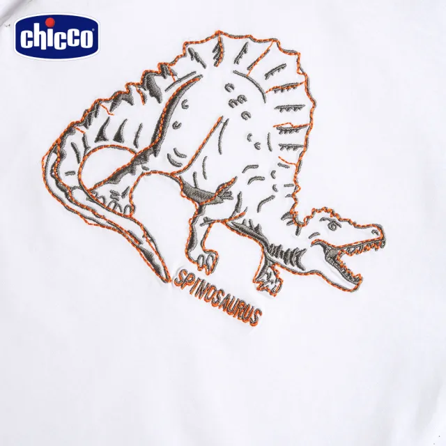 【Chicco】24SS童裝-原野探險-棘龍短袖上衣