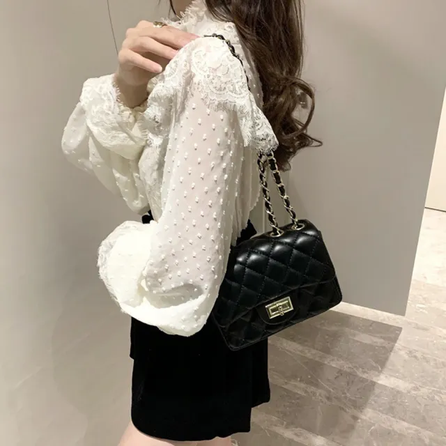 【MoonDy】雙11 包包 包包女 晚宴包 小香風包包 斜背包 肩背包 女生側背包 鏈條包 女士包包 菱 