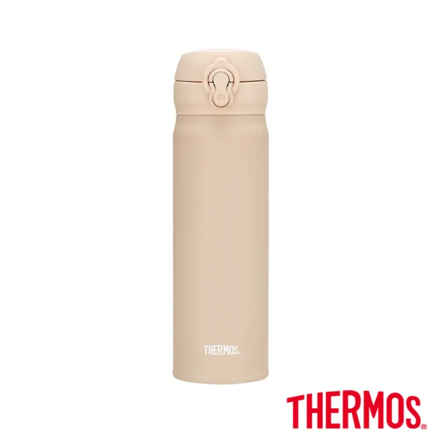 【THERMOS膳魔師】不鏽鋼超輕量彈蓋真空保溫瓶500ml(JNL-504)