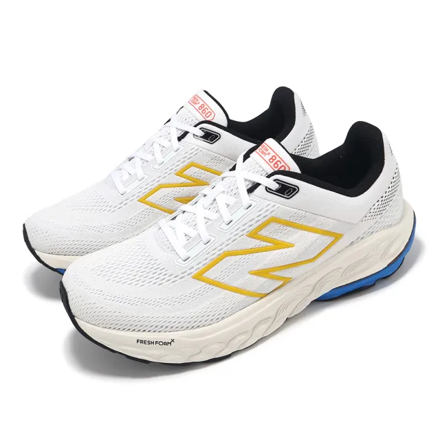 NEW BALANCE】慢跑鞋Fresh Foam X 860 V14 2E 男鞋寬楦白藍黃