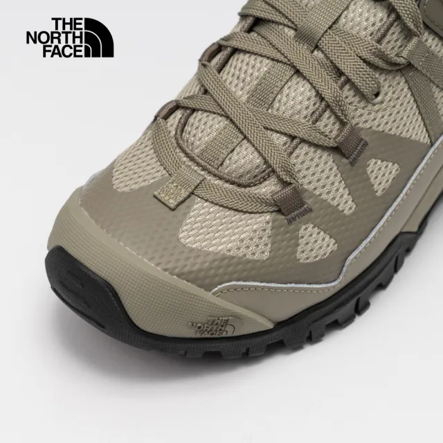 【The North Face 官方旗艦】北面男款灰色DryVent防水透氣徒步鞋｜81915II(登山鞋/健行鞋)