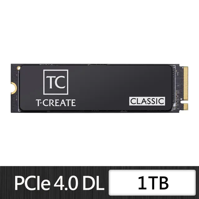 【Team 十銓】T-CREATE CLASSIC 1TB M.2 2280 PCIe 4.0 ssd固態硬碟 5年保(最高讀取7200MB/s)