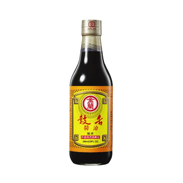 【金蘭食品】鼓舌醬油590ml x2入