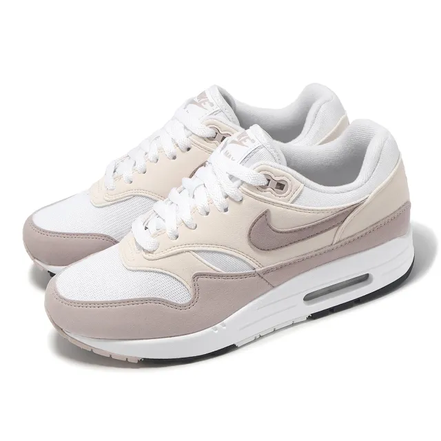 【NIKE 耐吉】休閒鞋 Wmns Air Max 1 女鞋 粉米白 氣墊 經典 運動鞋(DZ2628-106)