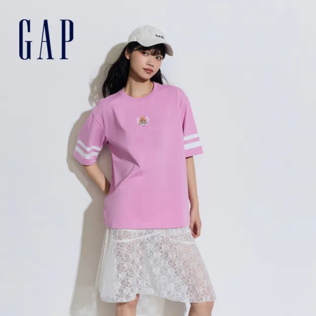 【GAP】男女裝 Logo/小熊印花圓領短袖T恤-多款任選(496354&873958&466766&465581)