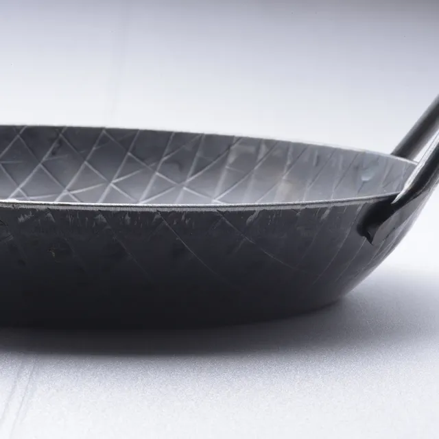 【TURK】德國製 鐵鍋 熱鍛 平底深鍋 露營必備 24cm 65926(平輸品)