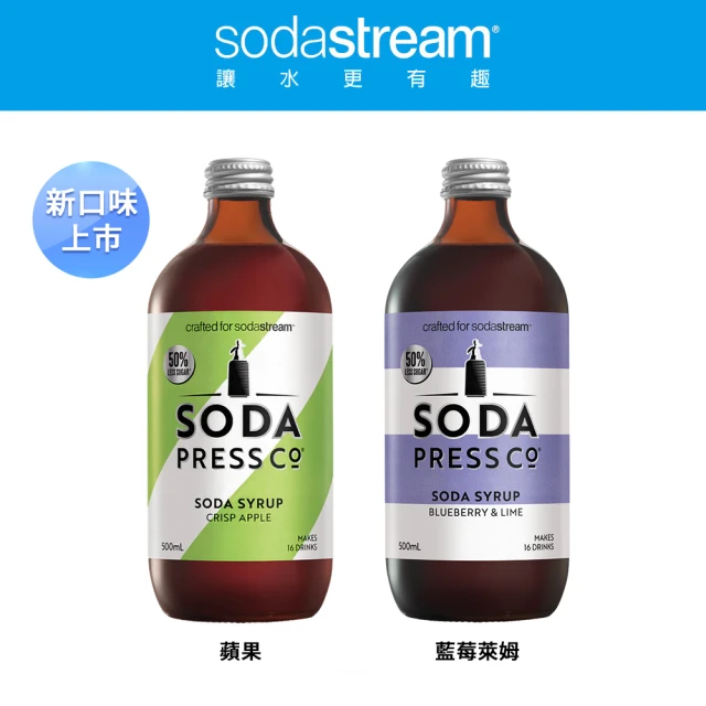 Sodastream Sodapress 糖漿 500ML(藍莓萊姆/蘋果)