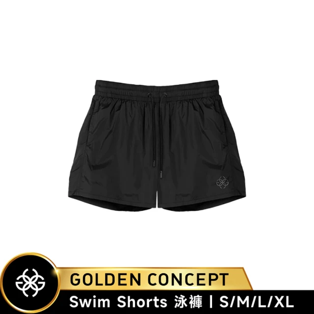 Golden Concept Swim Shorts 黑色/黑刺繡 CT-SS619