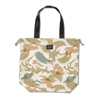 【KIU】交換禮物 日本 防水包 購物袋 心愛包包防雨套(82260 油畫迷彩)