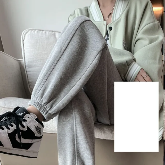 【巴黎精品】現貨+預購 高腰運動褲休閒長褲緊身褲內搭褲(春秋季博款棉束腳女褲子4色a1gm27)