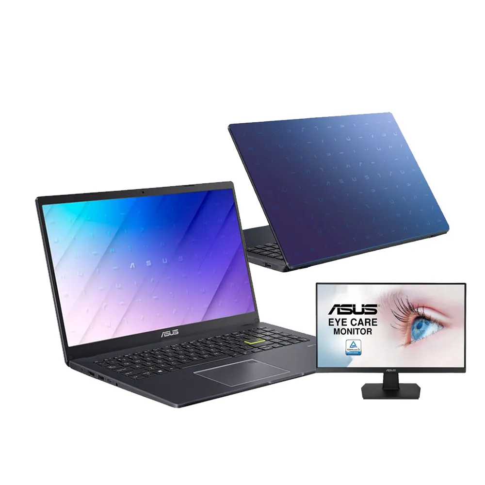 【ASUS】+24型螢幕組★15.6吋8G輕薄文書筆電(E510KA/N4500/8G/128G/W11S)