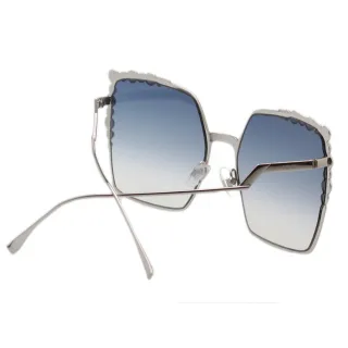 【FENDI 芬迪】廣告款 大方框 水銀FF0259S(紅+白色)