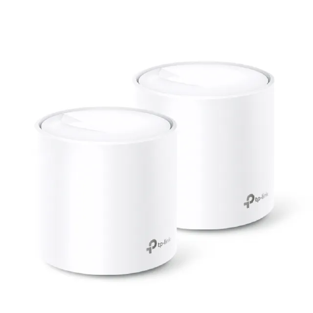 【TP-Link】攝影機組★Deco X20 AX1800 Mesh 雙頻WiFi 6路由器/分享器(2入)+Tapo C210監視器IP CAM