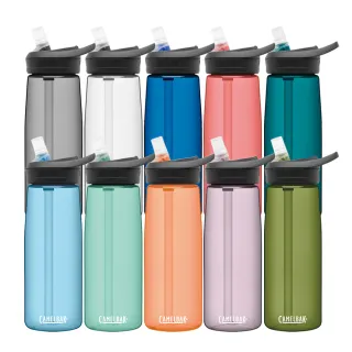 【CAMELBAK】750ml eddy+多水吸管水瓶(水壺/全新設計/多喝水)