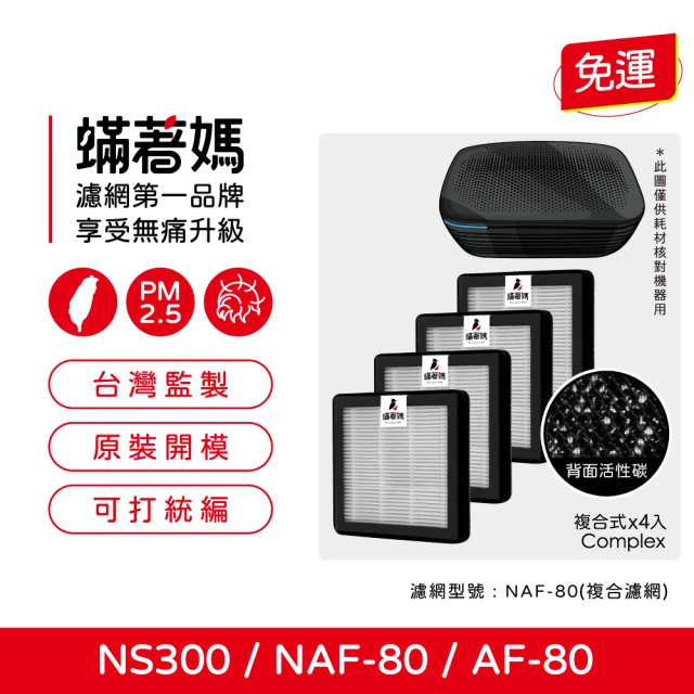 蟎著媽 獨家開發濾網2入優惠組(適用 BOSCH NS300