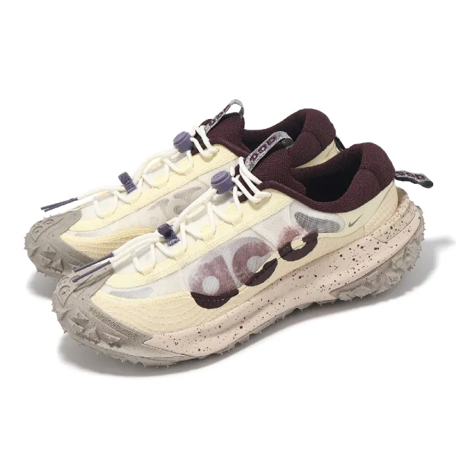【NIKE 耐吉】戶外鞋 ACG Mountain Fly 2 Low 男鞋 棕 米白 緩衝 抓地 止滑 運動鞋(HF5700-121)
