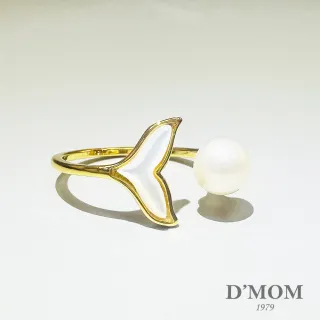 【DMOM】人魚公主天然珍珠戒指