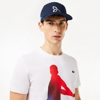 【LACOSTE】男裝-Lacoste Tennis x Novak Djokovic 短袖T恤(白色)