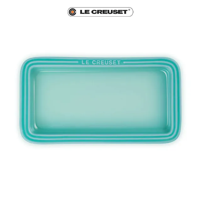 【Le Creuset】瓷器長方盤25cm(鮭魚粉/閃亮黃/薄荷綠 3色選1)