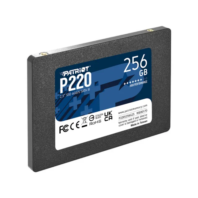 【PATRiOT 博帝】P220 SATA III 2.5吋 256GB SSD固態硬碟