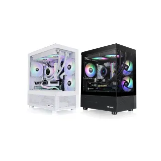 【Thermaltake 曜越】光透View 170 TG ARGB 強化玻璃 小型機殼 M-ATX 內建12X3風扇(CA-1Z4-00MXWN-00)