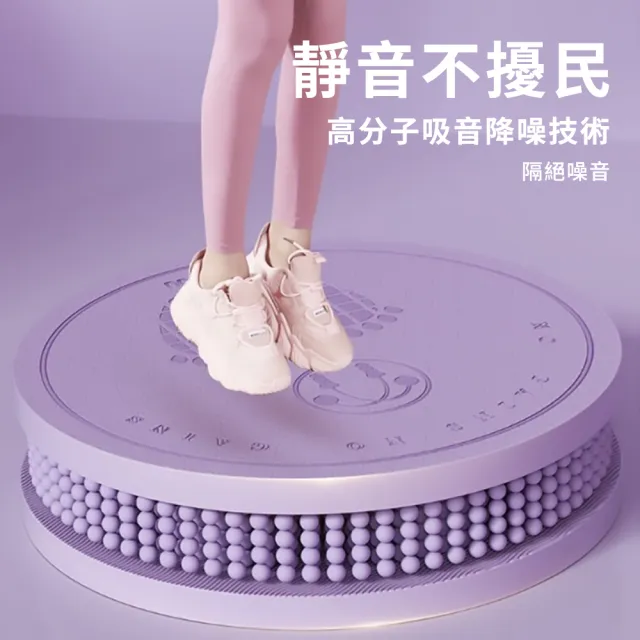 【Cube】20mm TPE加厚靜音跳繩墊 減震隔音圓形地墊 家用跳操瑜伽墊 室內健身墊  禮物 618