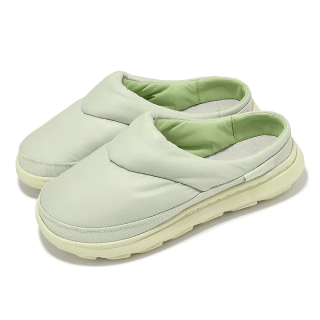 MERRELL 休閒鞋 HUT Moc 2 Quilted Slide 女鞋 綠 緩衝 保暖 休閒便鞋(ML007090)