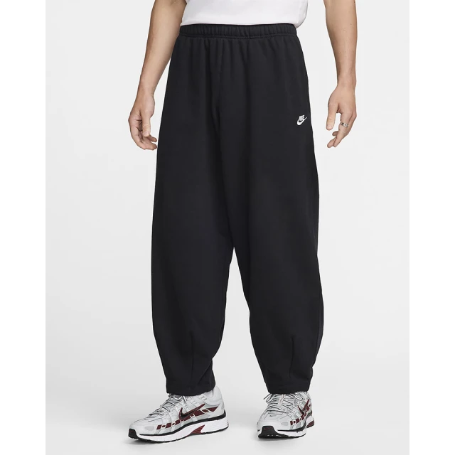 NIKE 耐吉 長褲 運動褲 休閒 男 女 AS M NK CLUB FT OVERSIZED PANT 黑色(HJ1823010)