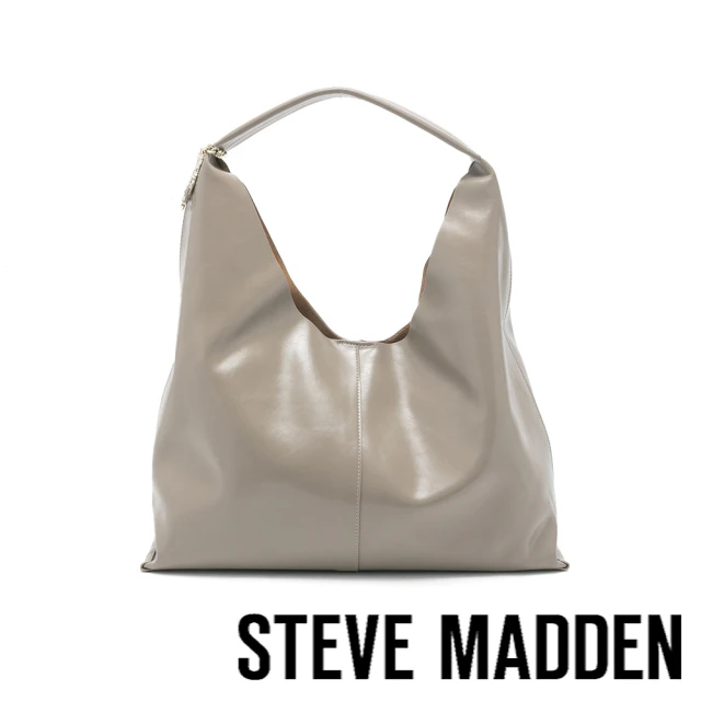 steve madden TWTOTE 大容量軟皮托特包(卡其灰)