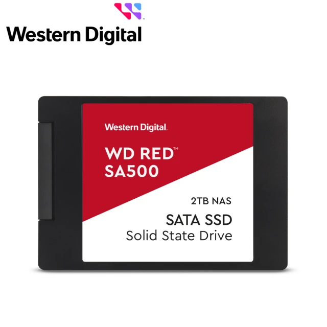 WD 威騰 紅標 SA500 2TB 2.5吋 SATA NAS SSD