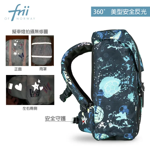 【Frii】22L 750g｜羽量護脊書包｜贈隨機小包&隨機小禮物(Frii自由想像精選  原廠授權 適用身高100-145cm)