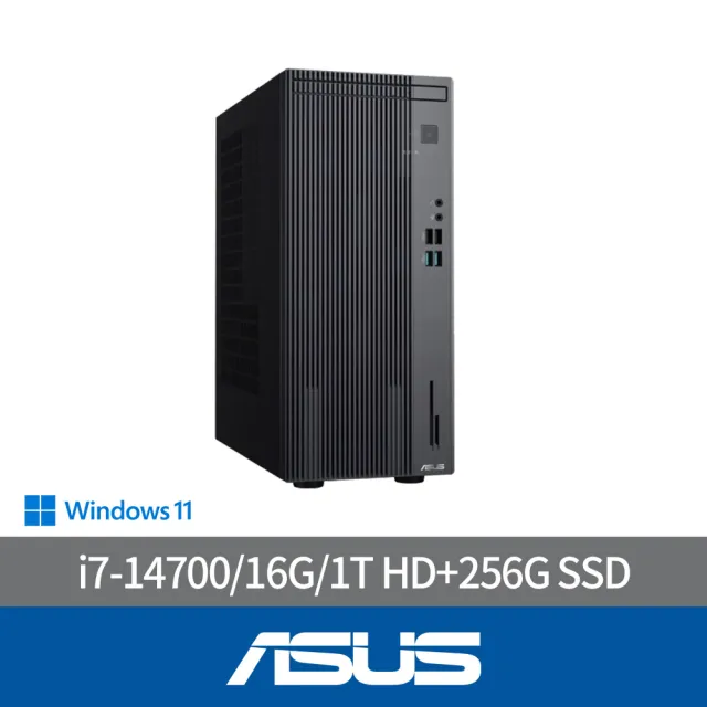 【ASUS 華碩】i7二十核電腦(i7-14700/16G/1T HD+256G SSD/W11/H-S500MER-714700009W)