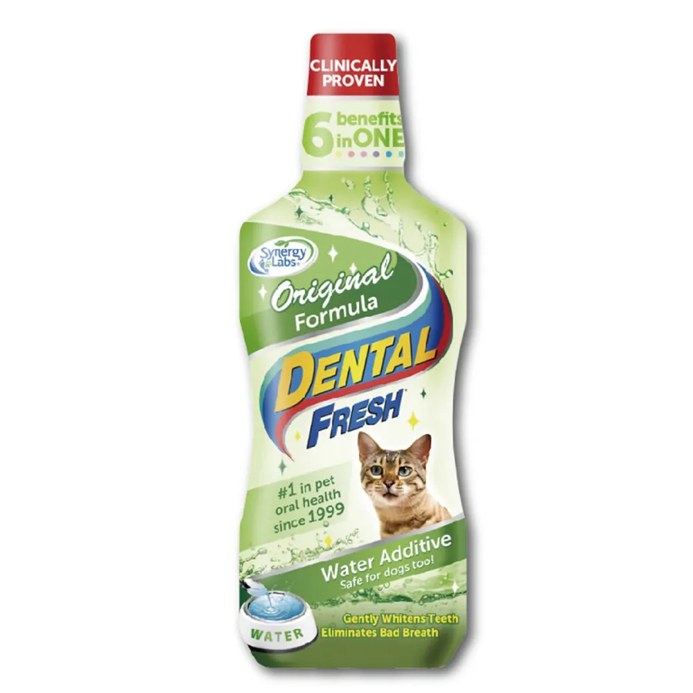 【美國潔牙白Dental Fresh】貓咪版潔牙液 8FL OZ （237ml）