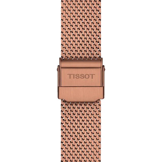 【TISSOT 天梭】Everytime 經典 雋永 時尚錶 玫瑰金色-34mm(T1432103333100)