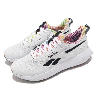 【REEBOK】休閒鞋 DMX Comfort + 男鞋 女鞋 白 彩 針織 動感氣墊 支撐 運動鞋(100074198)