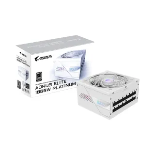 【GIGABYTE 技嘉】GP-AE1000PM PG5 ICE 白金牌 電源供應器(白色)