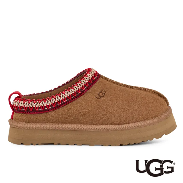 【UGG】穆勒鞋 童鞋 毛毛鞋 懶人鞋 真皮拖鞋 Tazz 栗子棕 UG1143776KCHE