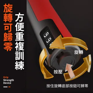 【YORI優里】專業級 可計數握力器(可調100公斤 機械計數握力器 手腕訓練 練手力 運動健身器)