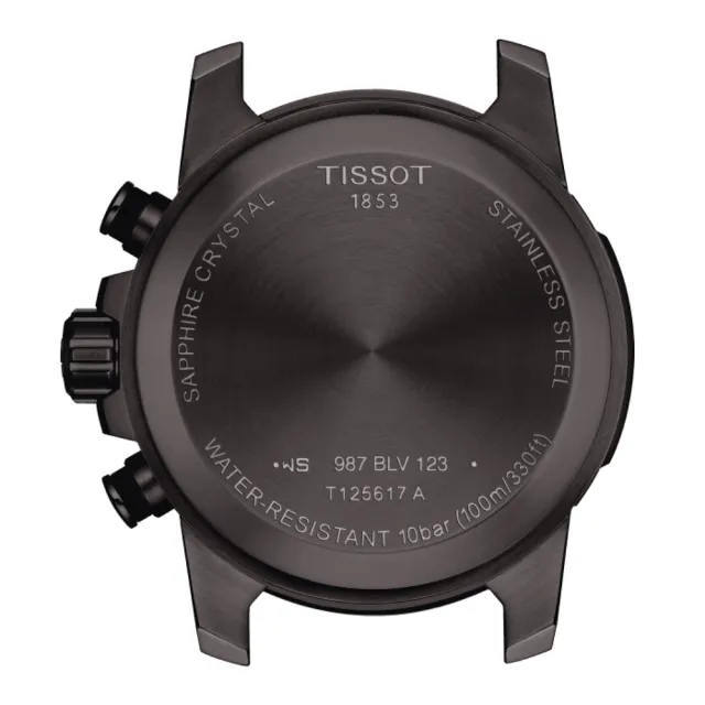 【TISSOT 天梭 官方授權】SUPERSPORT CHRONO 三眼計時石英腕錶 禮物推薦 送禮首選(T1256173305100)