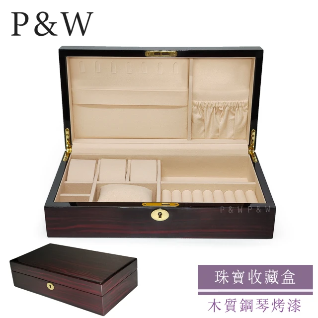 P&W 名錶收藏盒 5支裝 超纖皮革 手工精品錶盒(大錶適用