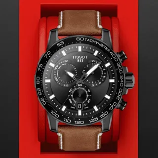 【TISSOT 天梭】SUPERSPORT CHRONO 三眼計時石英腕錶 618 週年慶 畢業禮物(T1256173605101)